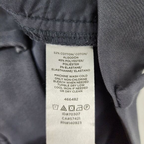 Ann Taylor Loft Womens Pants Size 6 Blue Marisa Skinny Fit Ankle Slacks Trousers - Picture 8 of 8